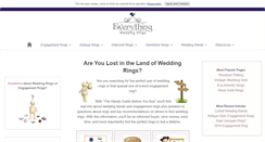 Desktop Screenshot of everything-wedding-rings.com